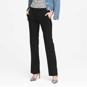 Banana Republic Logan trouser-fit black pant
